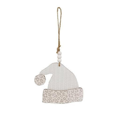 Cheetah Print Winter Clothes Ornament 3 Asstd - The Fox Decor